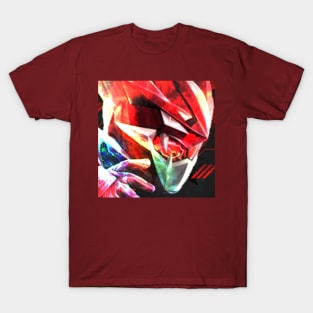 CYBERVILLAIN BLAZE EVIL RED RANGER IS THE GOAT PRBM T-Shirt